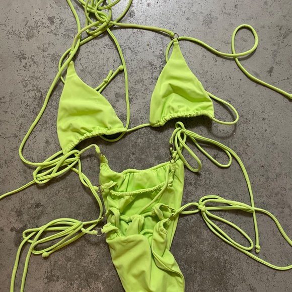 Away That Day | Rio Bikini in Lime Sorbet - Picture 4 of 7